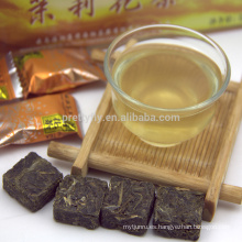 Jazmín condimentado té bloques China Yunnan alta calidad comprimido té verde